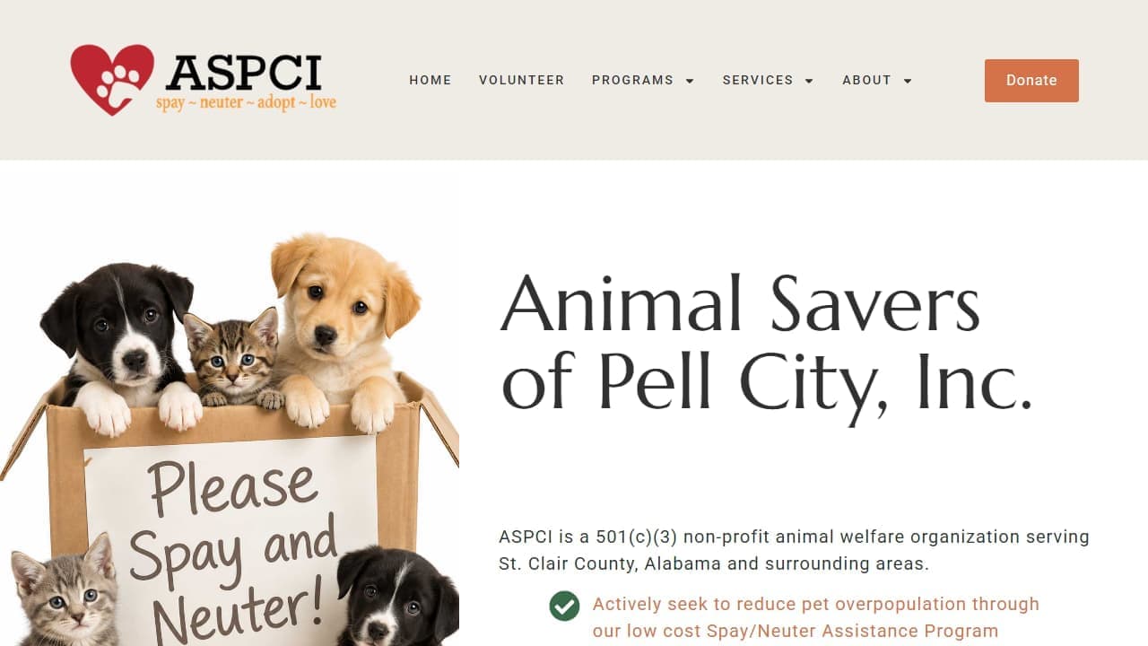 ASPCI website, built by Unlock Strategy